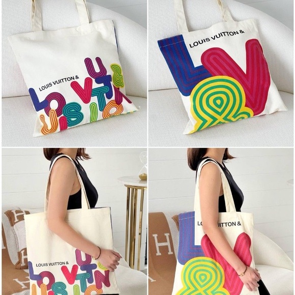 GWP Eco Tote Louis Vuitton Novelty Item from  2022 Shenzhen Museum Exhibition - Picture 6 of 11